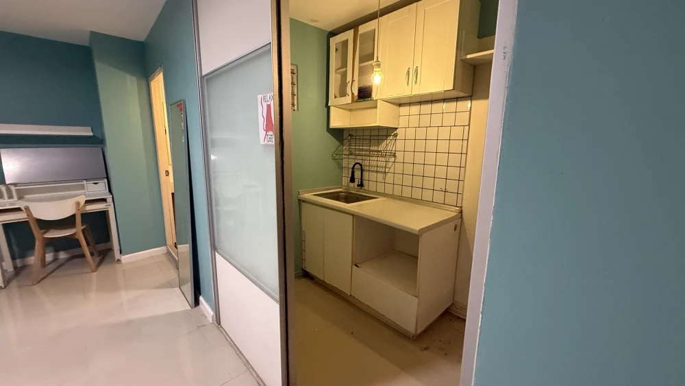For sale: Lumpini Town Bodindecha-Ramkhamhaeng, Studio room, high-quality tile flooring, ready to move in.