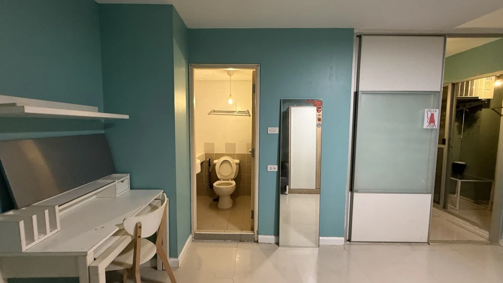 For sale: Lumpini Town Bodindecha-Ramkhamhaeng, Studio room, high-quality tile flooring, ready to move in.