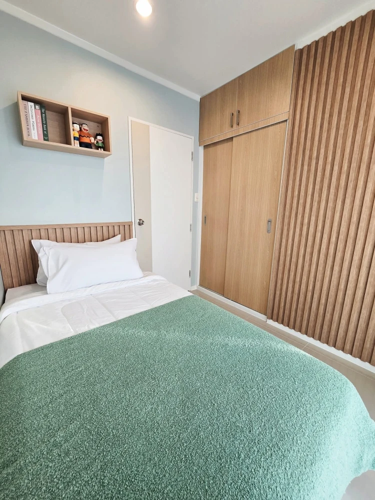 For sale: Lumpini Park Beach Jomtien, Building B, 14th floor, 2 bedrooms, 2 bathrooms, built-in decoration in a minimalist style, reserve now.
