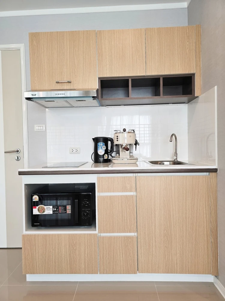 For sale: Lumpini Park Beach Jomtien, Building B, 14th floor, 2 bedrooms, 2 bathrooms, built-in decoration in a minimalist style, reserve now.