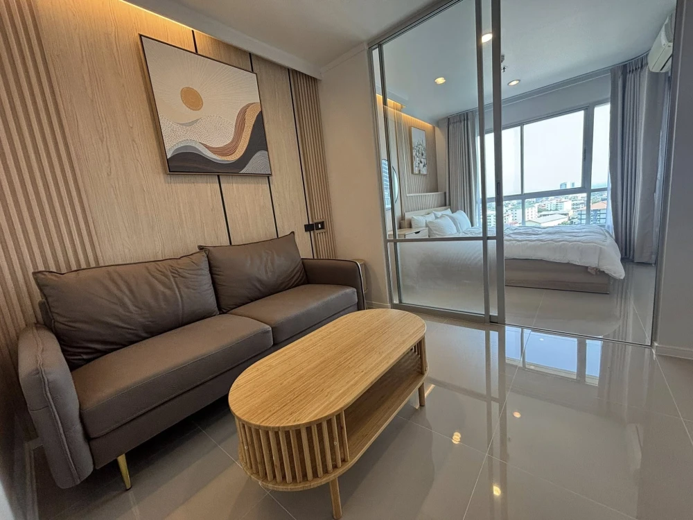 For sale: Lumpini Ville Naklua - Wongamat, Building A, 10th floor. Fully furnished with built-in furniture. Book now!
