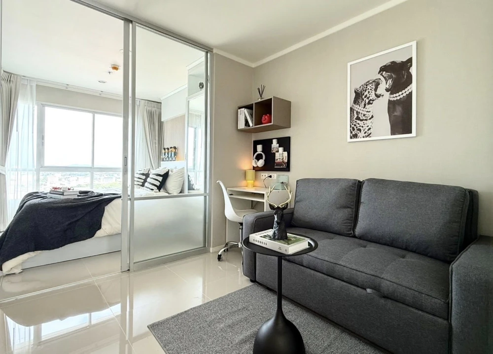For sale: Lumpini Ville Naklua-Wong Amat, ready to move in, fully furnished, high floor, reserve now.