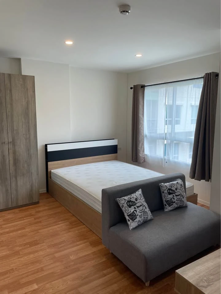 For sale: Lumpini Ville Phra Nang Klao-Riverview, 5th floor, garden view, quiet, not stuffy, not hot, fully furnished, urgent!