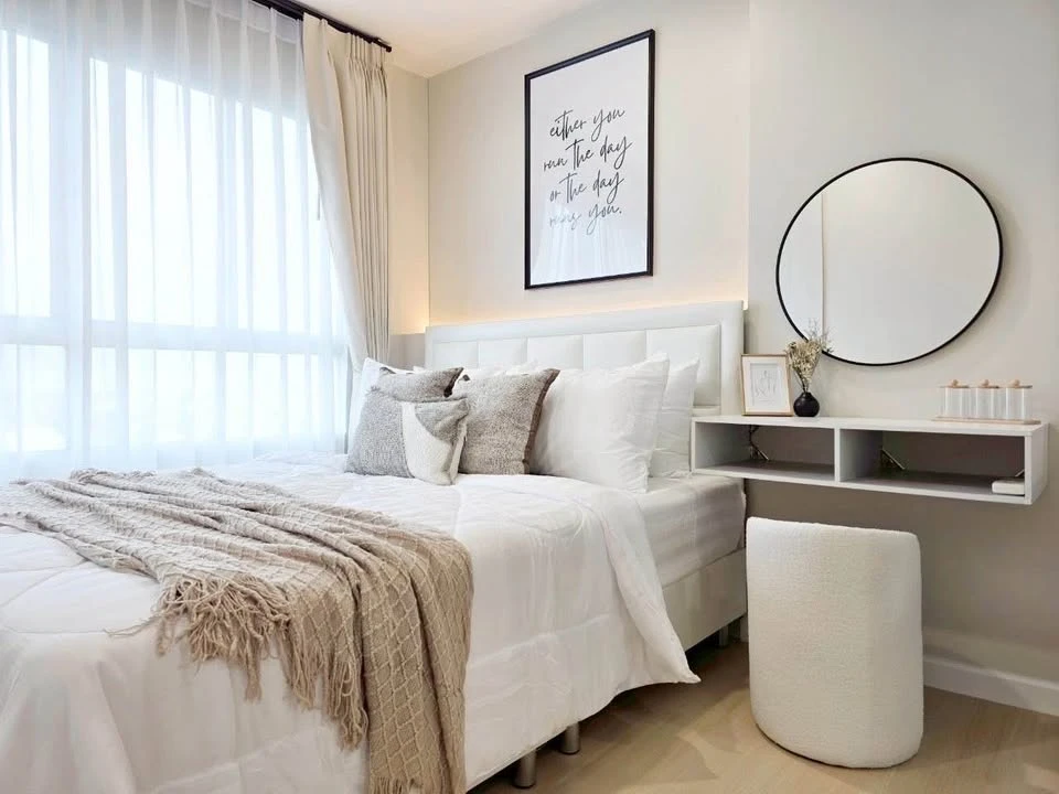For sale: Lumpini Ville Ramkhamhaeng 60/2, ready to move in, high floor, furnished, hurry and book now+++