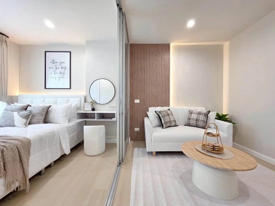 For sale: Lumpini Ville Ramkhamhaeng 60/2, ready to move in, high floor, furnished, hurry and book now+++