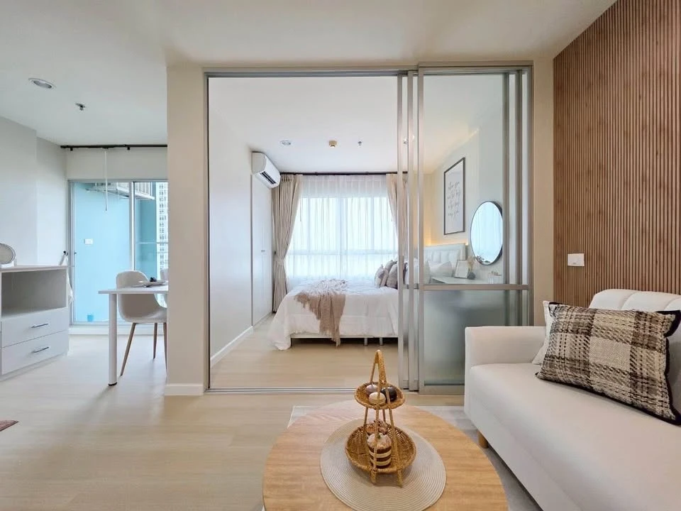 For sale: Lumpini Ville Ramkhamhaeng 60/2, ready to move in, high floor, furnished, hurry and book now+++