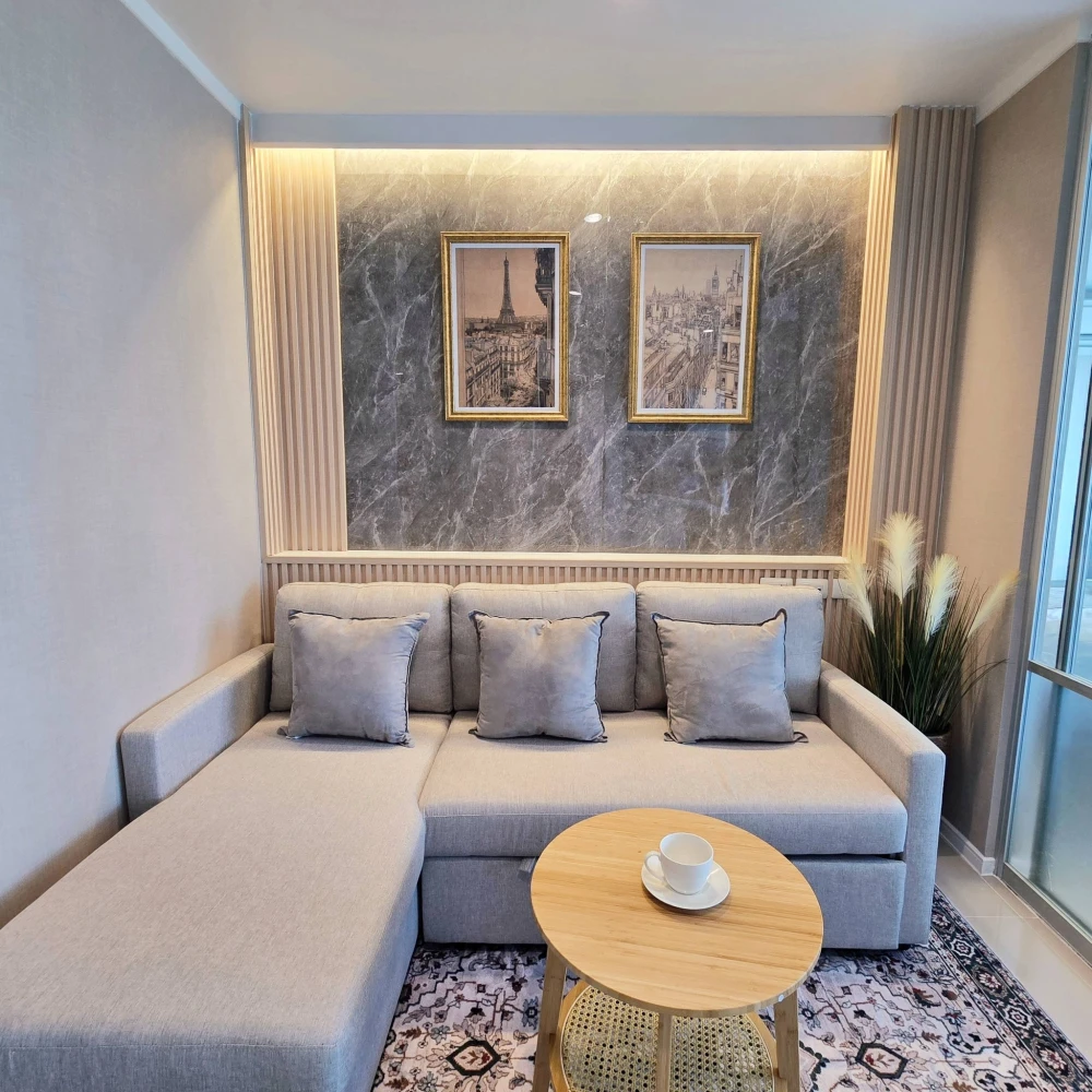 For sale: Lumpini Ville Wongamat-Naklua, beautifully decorated unit on the 7th floor with sea view. Everything you need is here. Don't miss out!