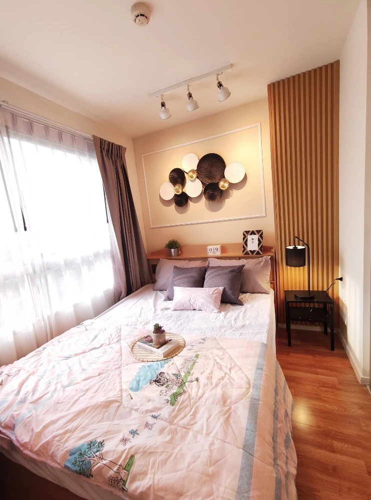 For sale: Lumpini Ville Sukhumvit 76-Bearing, good location, divided into separate rooms, beautifully decorated, ready to move in with bags.