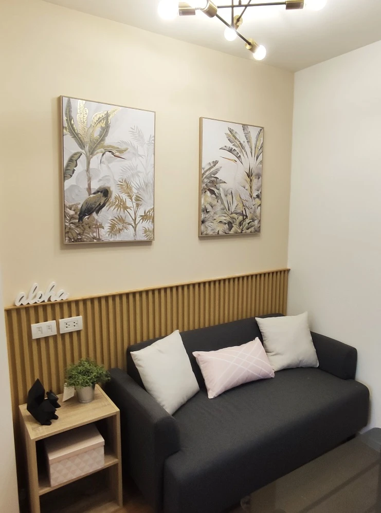 For sale: Lumpini Ville Sukhumvit 76-Bearing, good location, divided into separate rooms, beautifully decorated, ready to move in with bags.