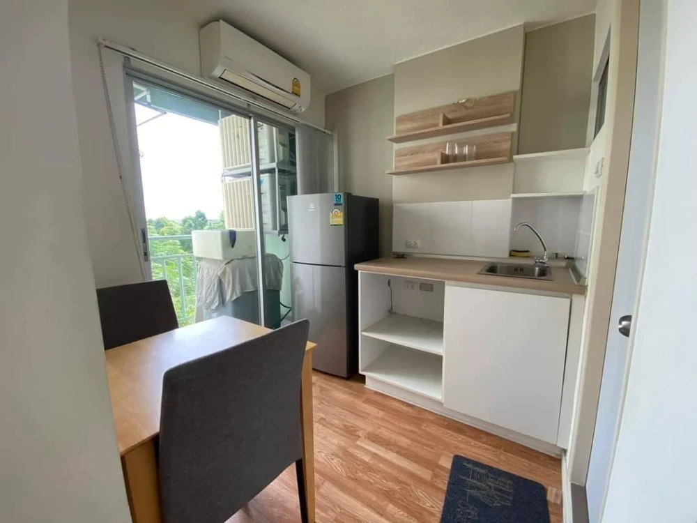 For sale: Lumpini Ville On Nut - Lat Krabang 2, size 21 sq m., Building B, 4th floor, clean, airy room, very beautiful condition, book first, get it f