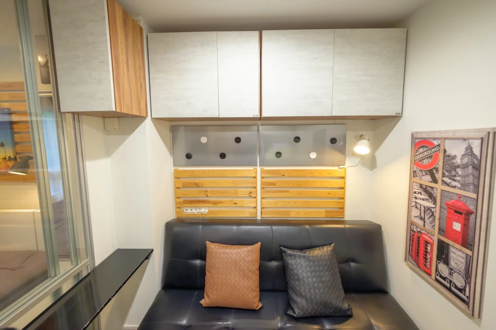 For sale: Lumpini Ville On Nut 46, decorated in a modern style, simple and luxurious, fully furnished, with built-in functions, very worth booking.