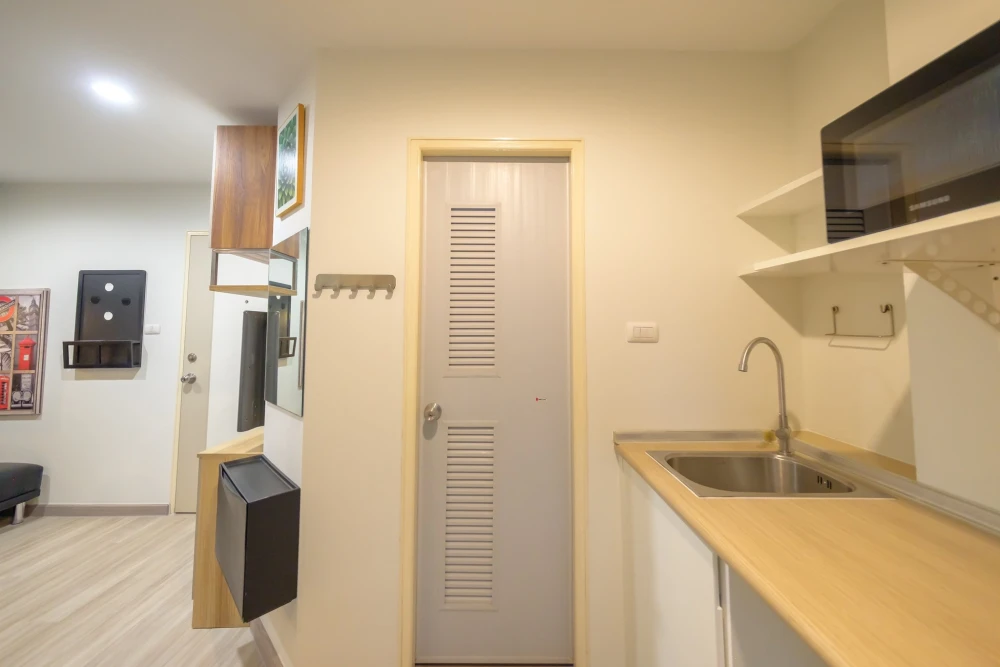 For sale: Lumpini Ville On Nut 46, decorated in a modern style, simple and luxurious, fully furnished, with built-in functions, very worth booking.