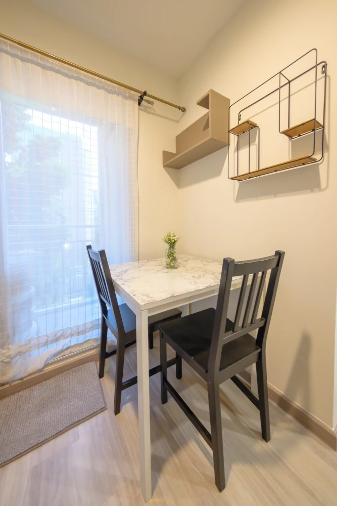 For sale: Lumpini Ville On Nut 46, decorated in a modern style, simple and luxurious, fully furnished, with built-in functions, very worth booking.