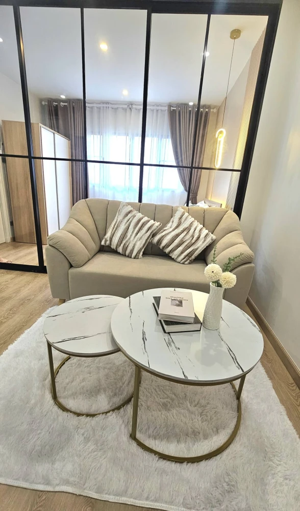 Selling a beautifully decorated unit at Lumpini Center Ladprao 111. **Photos are of the actual unit. Everything shown in the pictures is included. Res