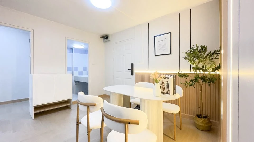 For sale: Unit at Lumpini Center Ladprao 111. Comes fully furnished with appliances. The unit is very spacious—book it now!