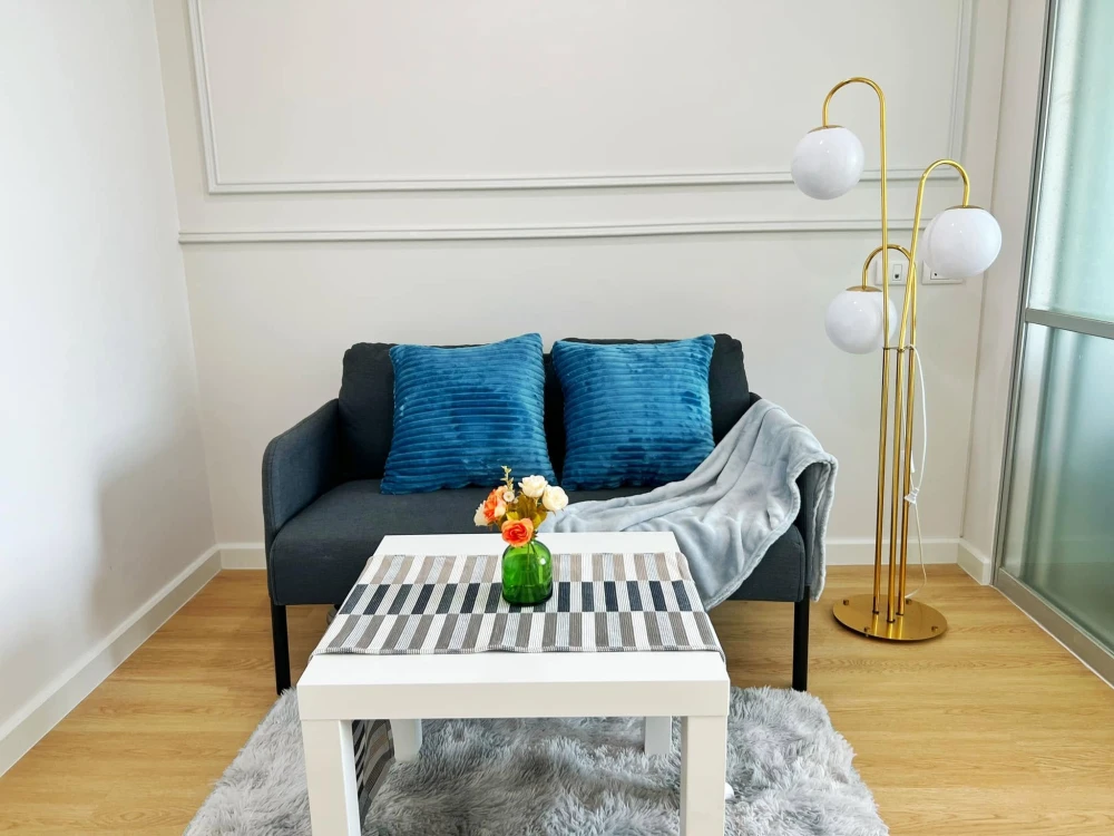 For sale: Lumpini Place Suksawat - Rama 2, 12th floor. Good condition unit, fully furnished, ready to move in.
