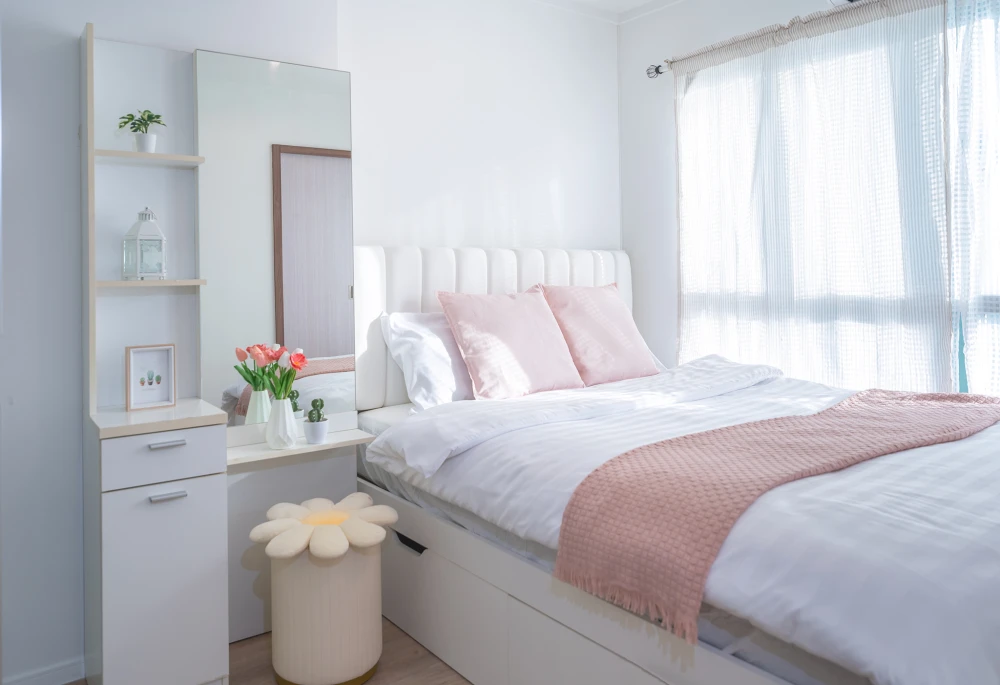 For sale: Lumpini Mega City Bangna, fully decorated room, bright tone, cute style, ready to move in, good view, fresh air, must book