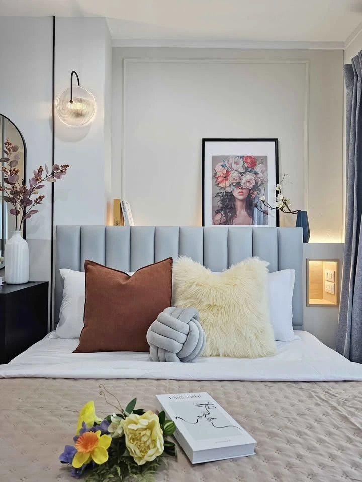 For sale: Lumpini Mega City, beautiful room with complete electrical appliances, near the swimming pool, ready to move in.
