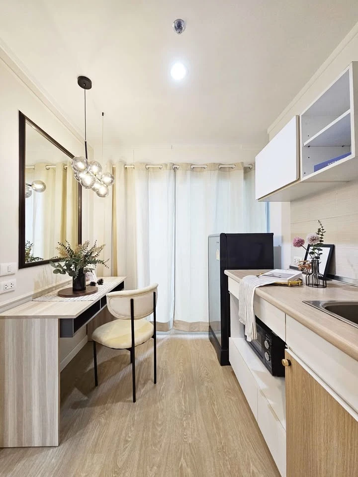 For sale: Lumpini Mega City, beautiful room with complete electrical appliances, near the swimming pool, ready to move in.