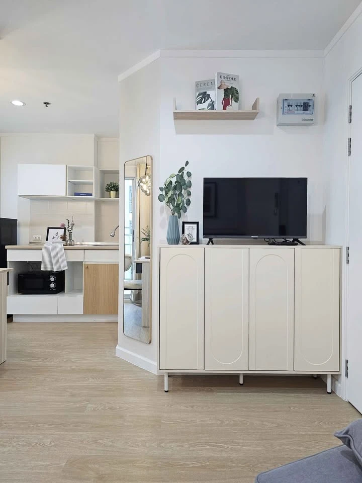 For sale: Lumpini Mega City, beautiful room with complete electrical appliances, near the swimming pool, ready to move in.