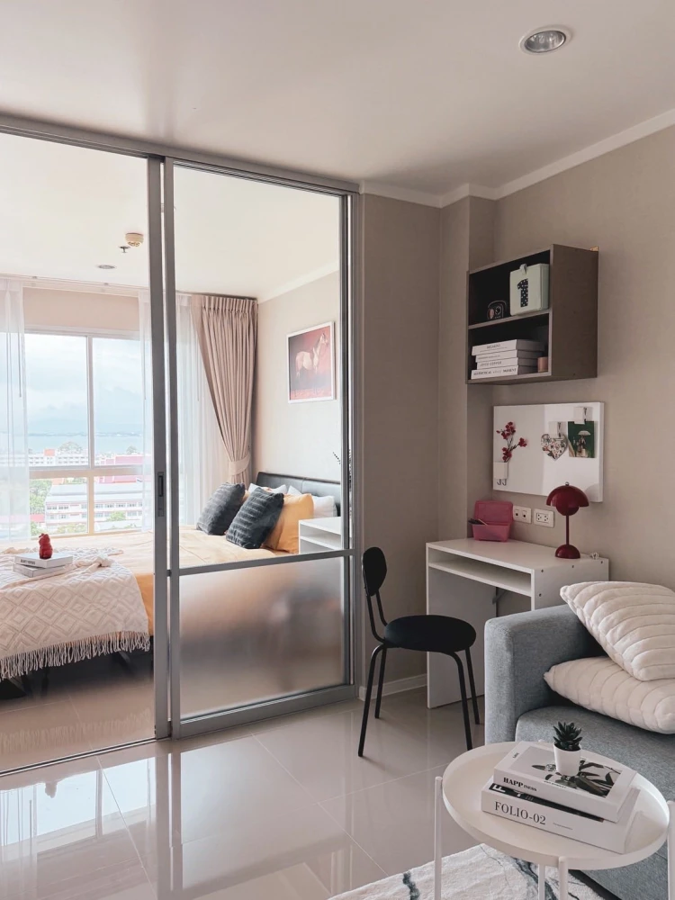 For sale: Lumpini Ville Naklua-Wong Amat, ready to move in, fully furnished, high floor, reserve now.