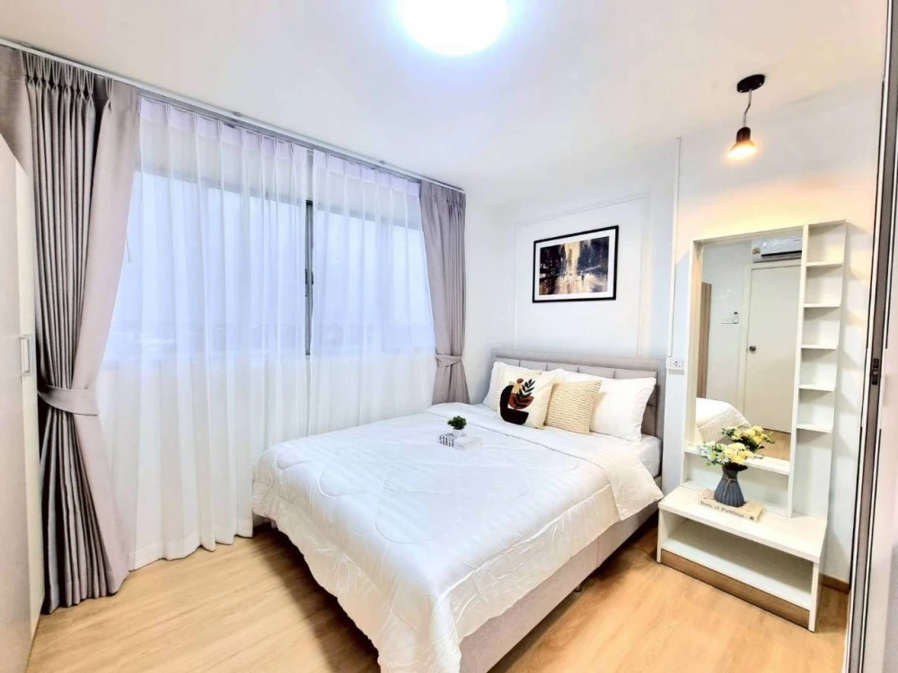 For sale: Lumpini Center Nawamin (Happyland Phase 5), beautiful modern room, quiet atmosphere, private, reserve now.
