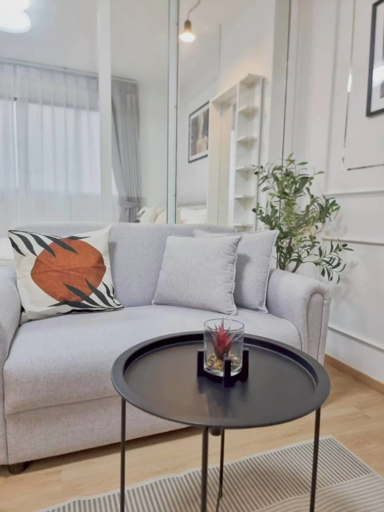 For sale: Lumpini Center Nawamin (Happyland Phase 5), beautiful modern room, quiet atmosphere, private, reserve now.