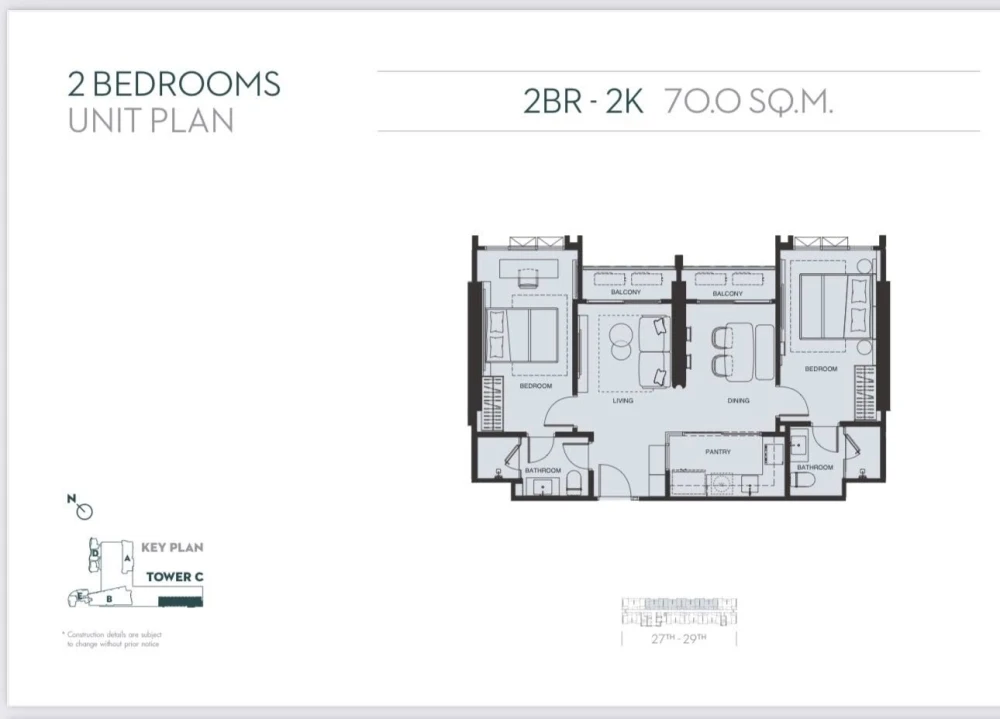 For sale: Wan Wela at Chao Phraya, spacious room, comfortable living, high floor, real booking, don't miss it!!!