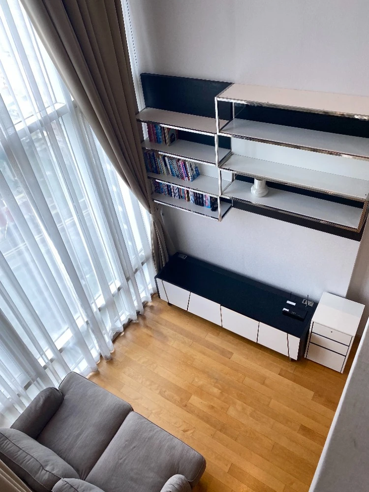For sale: Villa Ratchadevi, 21st floor, city view, no buildings blocking the view, fully furnished room, nice to live in, book now, don't miss out.