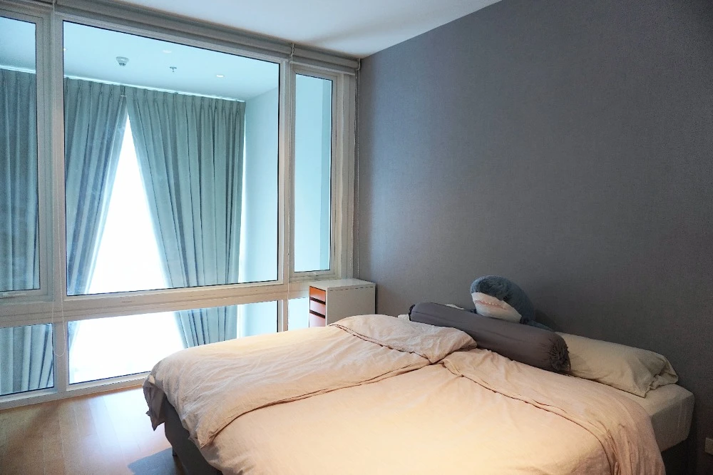 For sale: Villa Ratchadevi, 21st floor, city view, no buildings blocking the view, fully furnished room, nice to live in, book now, don't miss out.