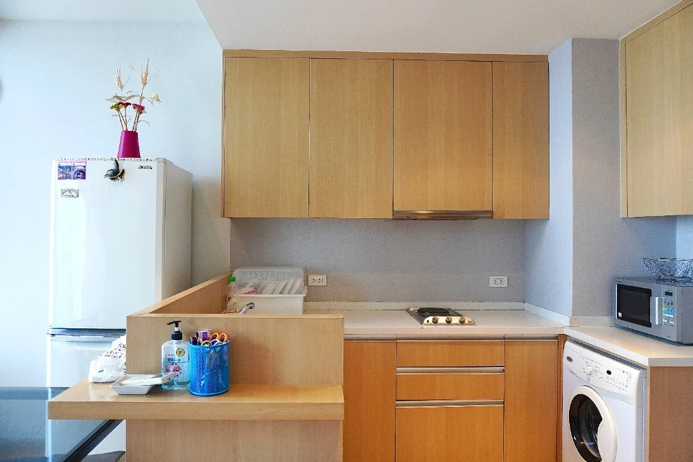 For sale: Villa Ratchadevi, 21st floor, city view, no buildings blocking the view, fully furnished room, nice to live in, book now, don't miss out.