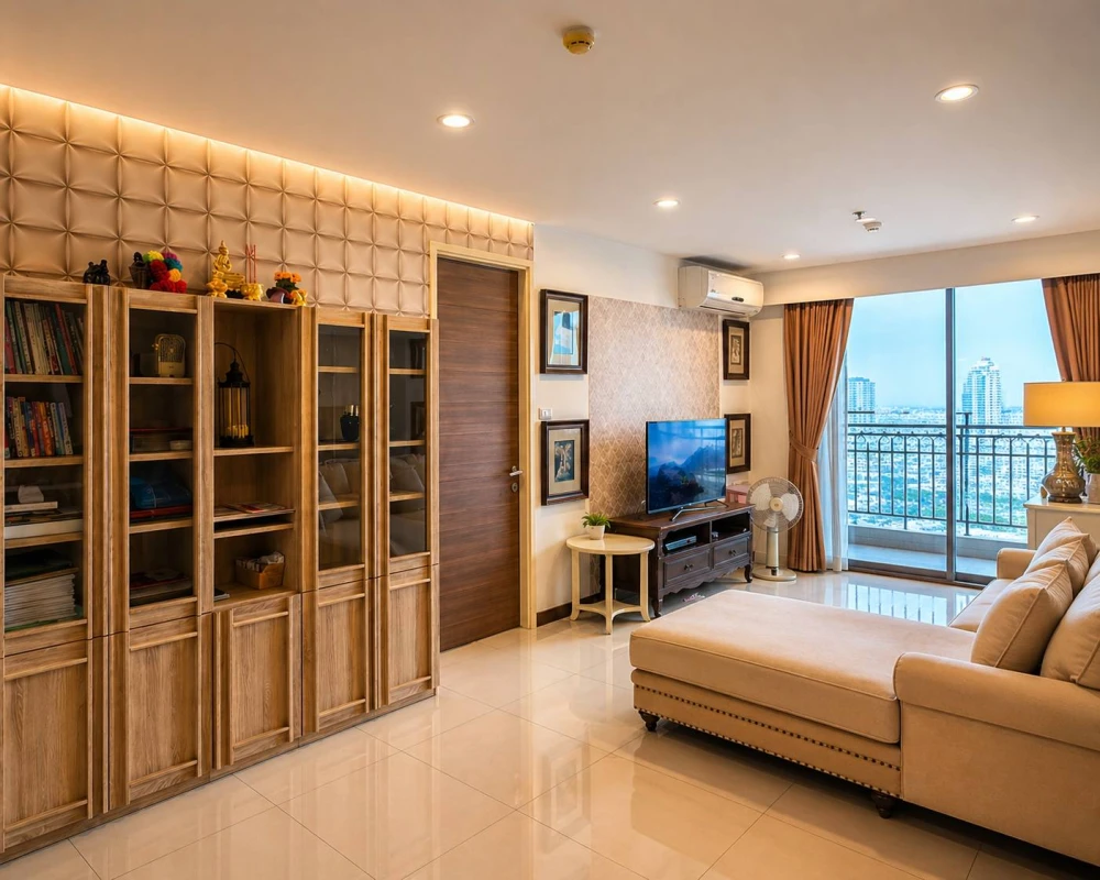 For sale: Supalai Prima Riva, a luxury condominium on the Chao Phraya River, fully furnished and ready to move in.