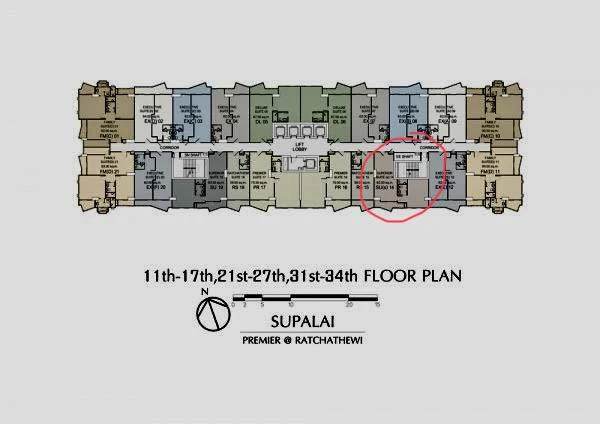 For sale: Supalai Premier Ratchathewi, 33rd floor. Great view, perfect for watching fireworks during any festival. Central location, convenient access