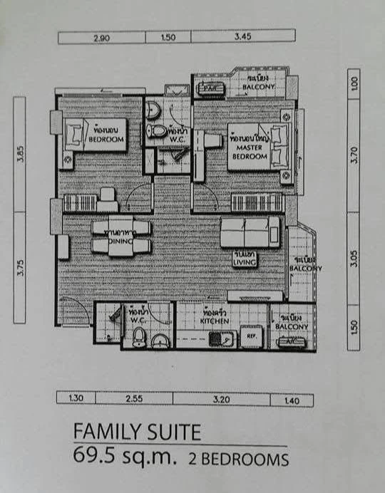 For sale: Supalai Loft Chaengwattana, corner unit, good ventilation, expressway view (not facing the road), no noise disturbance. The unit is unfurnis