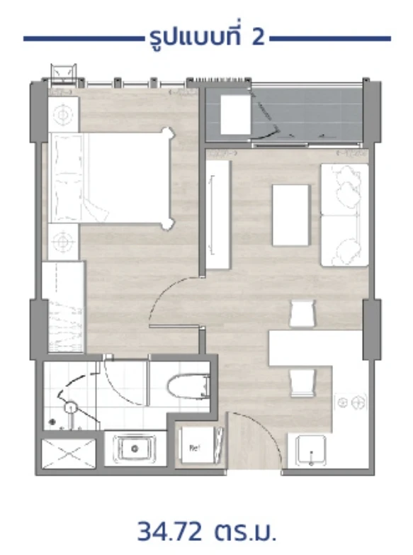 For sale: Yoo Charoen Residence, Town in Town. Pool view, spacious and comfortable, not next to the elevator to reduce noise, next to the fire escape,