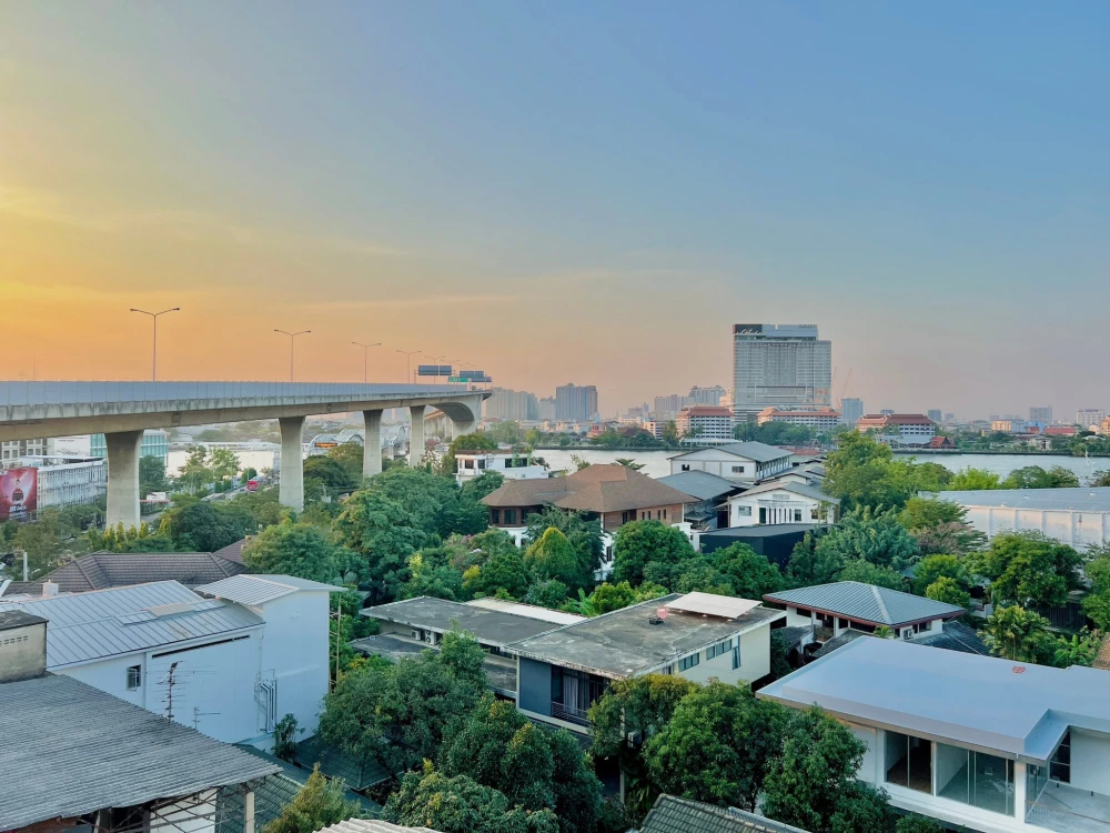 For sale: August Rama 3 - Charoen Krung, partial view of the road - Chao Phraya River, fully furnished, don't miss it.