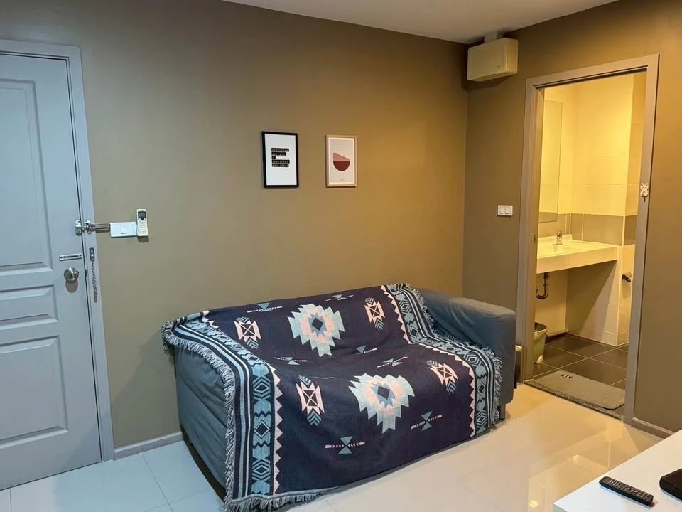 Sell and rent THE RICH PARK CHAOPHRAYA room with furniture decoration + complete electrical appliances, don't miss it