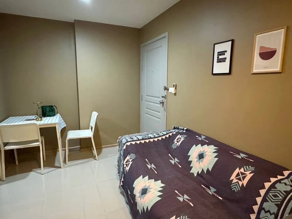 Sell and rent THE RICH PARK CHAOPHRAYA room with furniture decoration + complete electrical appliances, don't miss it