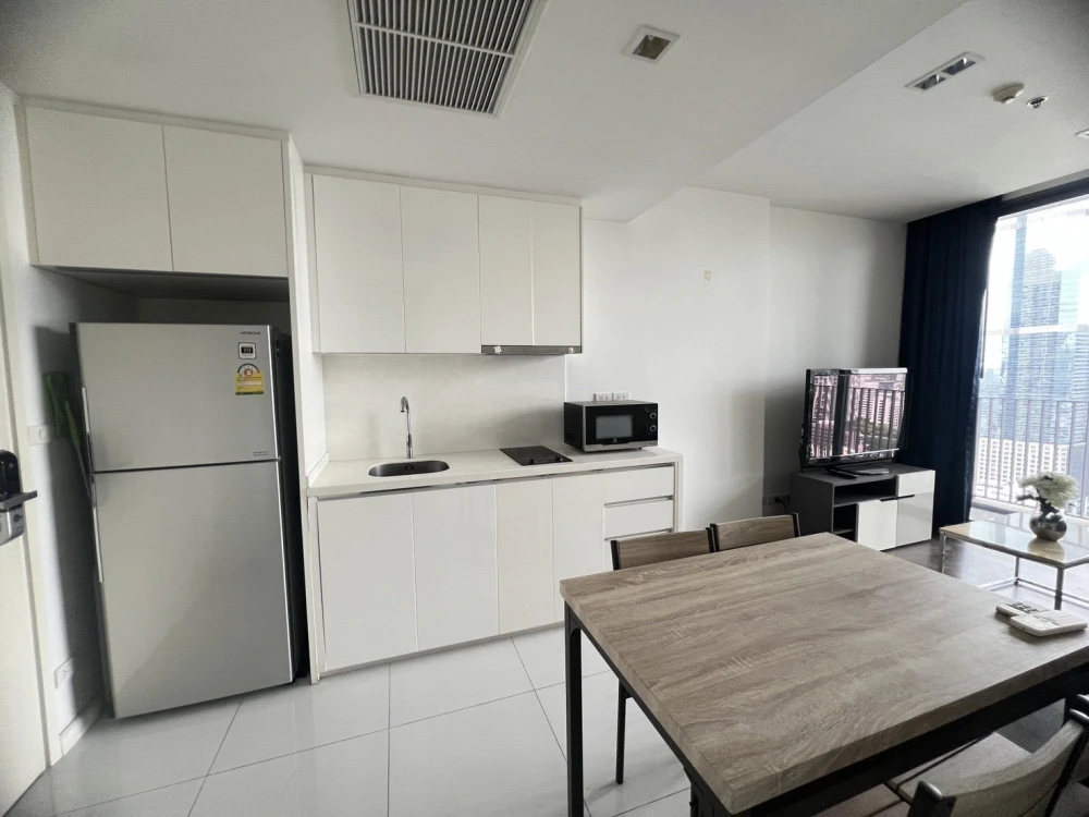 For sale, for rent, Nara 9 Sathorn condo, ready to move in, complete with furniture and electrical appliances. If you don't reserve, you'll regret it