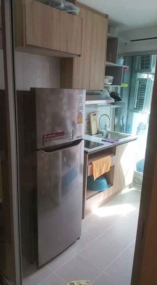 For sale, for rent, Condo The Niche ID Rama 2, large room, 35 sq m, fully furnished, ready to move in, hurry and reserve now.