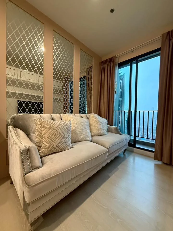 Condo for sale/rent, ready to move in, The Niche Pride Thonglor-Phetchaburi, bright room, pleasant view, built-in furniture, reserve now!