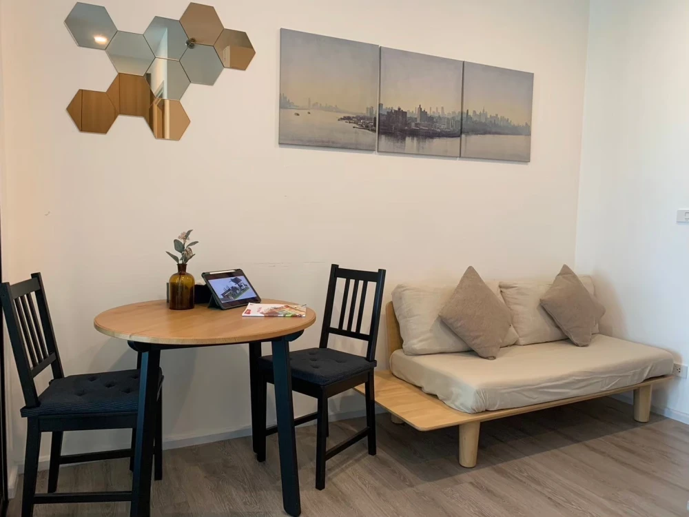 Condo for sale, rent, Knightsbridge Sukhumvit-Theparak, 21st floor, convenient travel. Hurry and reserve now.