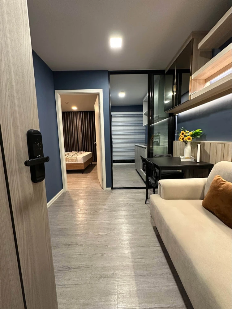 For sale or rent immediately! Atmoz Tropicana Bangna, ready-to-move-in unit with high-quality wallpaper. Book yours today! Don't miss out!