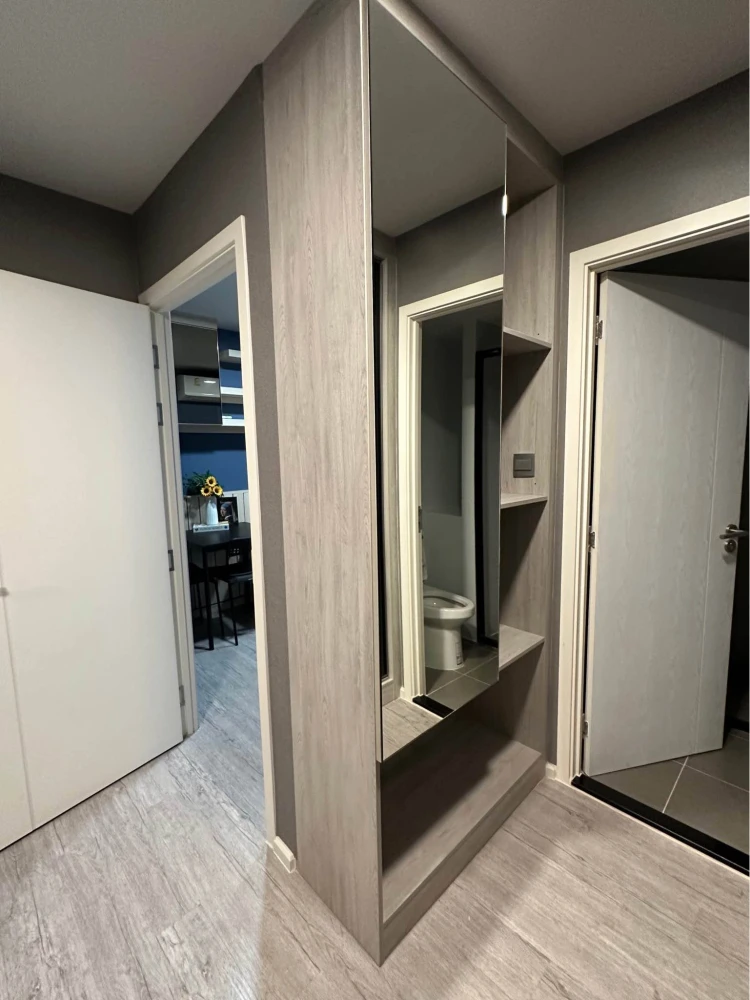 For sale or rent immediately! Atmoz Tropicana Bangna, ready-to-move-in unit with high-quality wallpaper. Book yours today! Don't miss out!
