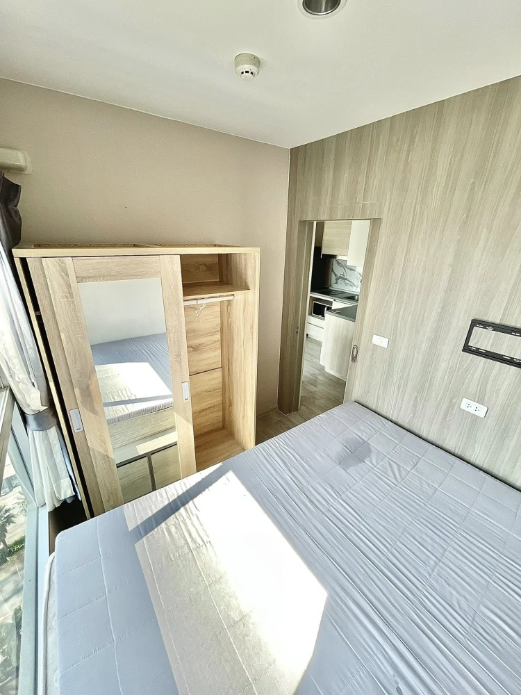 For sale, for rent, Plum Condo Ramkhamhaeng Station, 14th floor, good view, spacious room, usable area, fully furnished, reserve now.