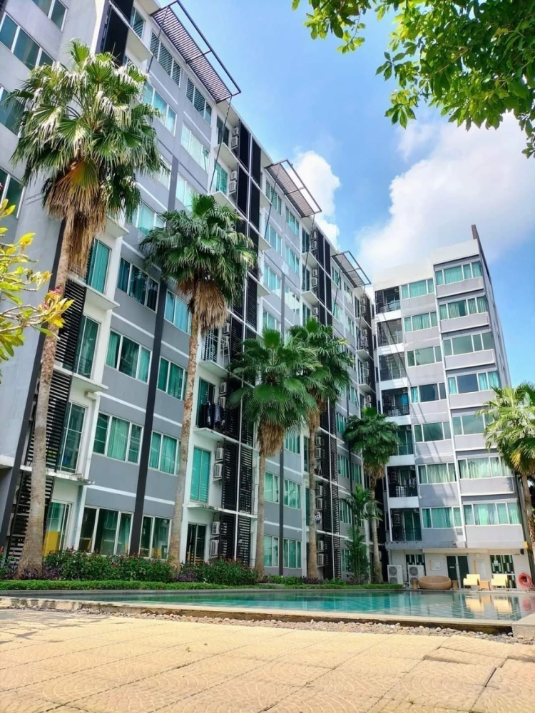 For sale, for rent, Sammakorn S9 Condominium, 7th floor, corner room, not crowded, suitable for relaxation, can't miss booking.