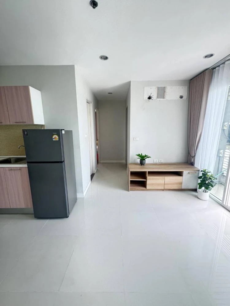 For sale, for rent, The Mark Ratchada - Airport Link, 19th floor, corner room, good view on both sides, very beautiful room condition, I must say that