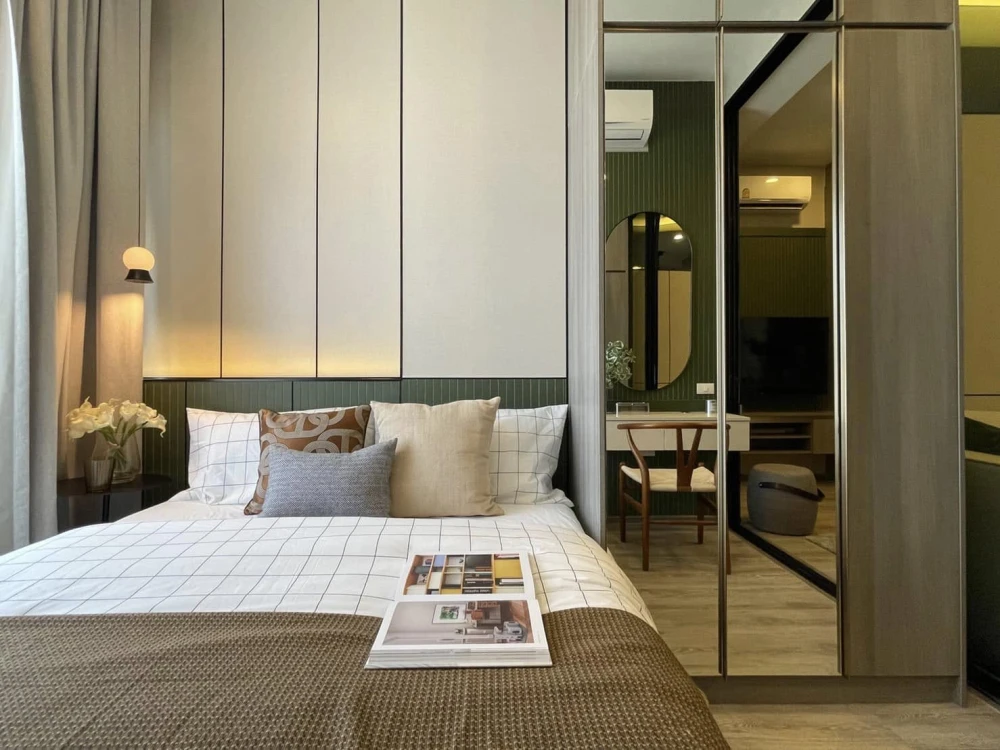 For sale, for rent, Knightsbridge Kaset Society, built-in room, nice to live in, 8th floor, complete electrical appliances, good price, like this, you