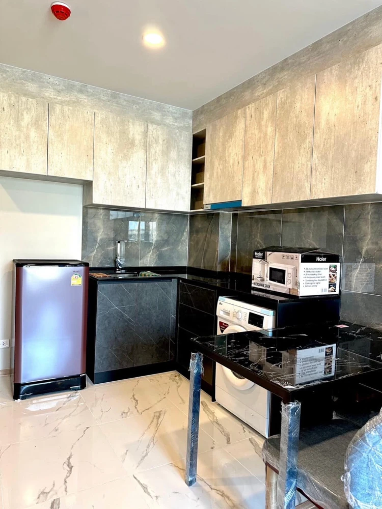 Condo for sale, for rent, Ken Attitude, Rattanathibet, ready to move in, fully furnished, electrical appliances, just drag your suitcase in.