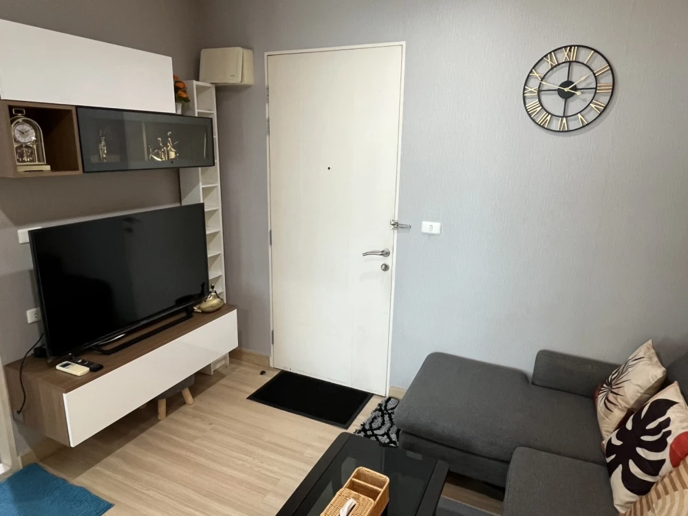 Selling The Nice Mono Ratchavipha, Building A, 17th floor, beautiful view, fully furnished and electrical appliances. Book now.